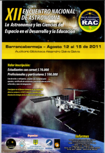XII encuentro Nacional de Astronomía